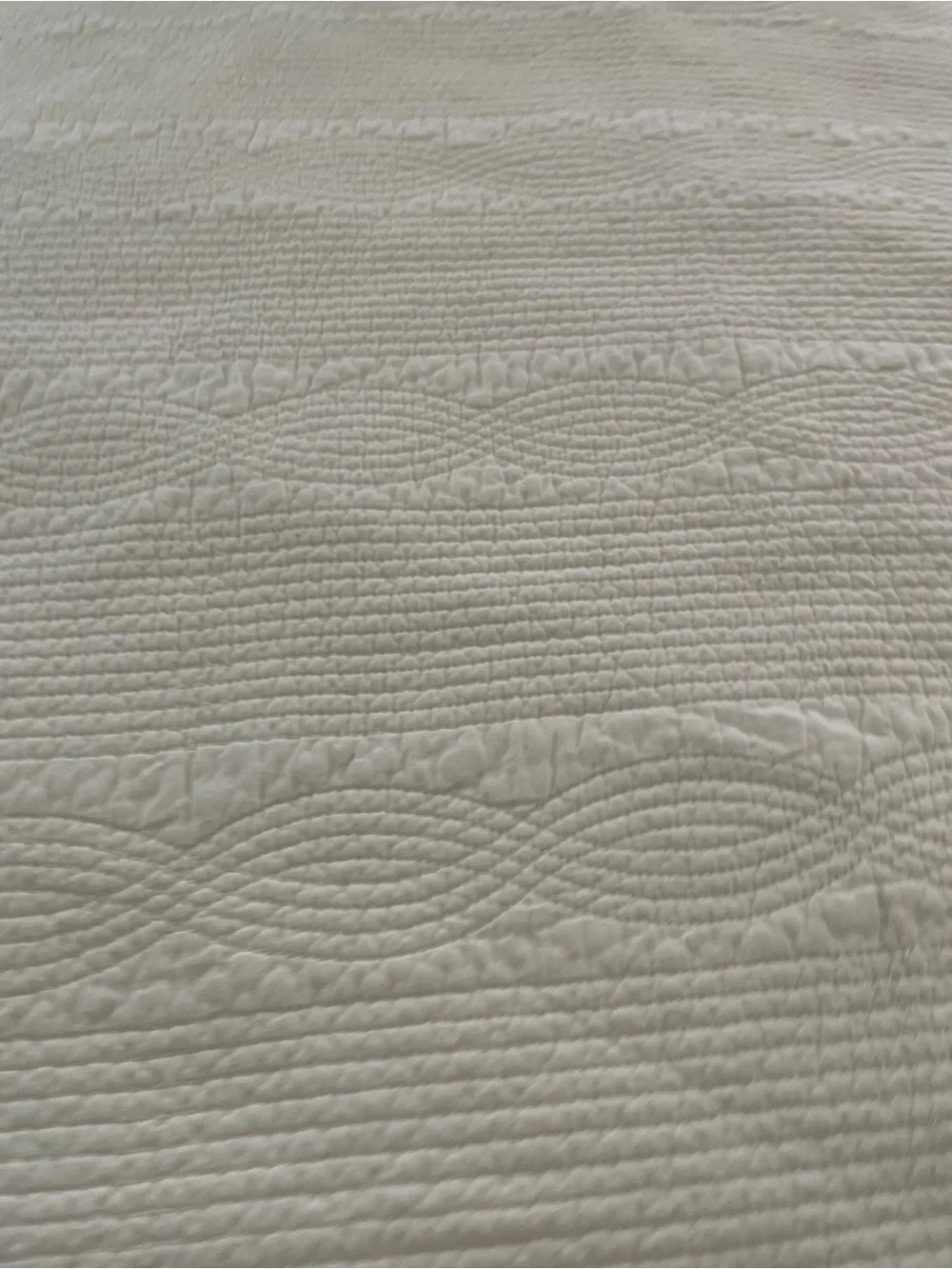 Ralph Lauren King Quilted Coverlet White Cotton 98x108 Bedroom Bedding